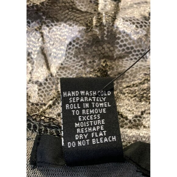 Alfani Women Top Blouse Size XL Extra Large Floral Lace V-Neck Blouse 3/4 New - Picture 3 of 10